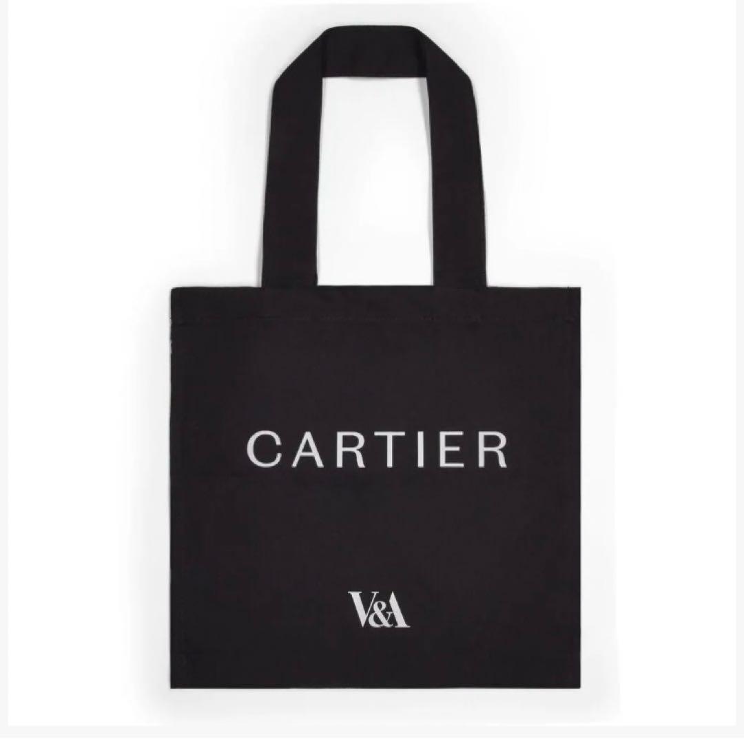 ロンドンV&A 美術館 カルティエ展 Cartier限定トートバッグ ブローチ柄
