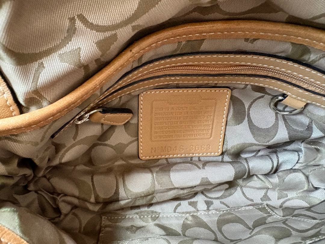 希少 COACH Soho Leather Bag 3683 Y2K brown - メルカリ