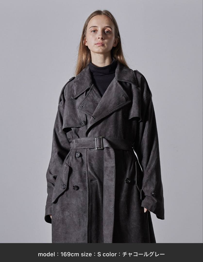 CLEL ダブルテックフェード トレンチコート CLEL】Double Tech Fade Trench Coat/ダブルテックフェード トレンチ