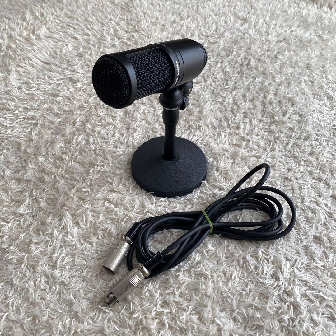 audio technica AT2020 コンデンサーマイク　スタンド付き！ Amazon.co.jp: オーディオテクニカ AT2020 コンデンサーマイク +