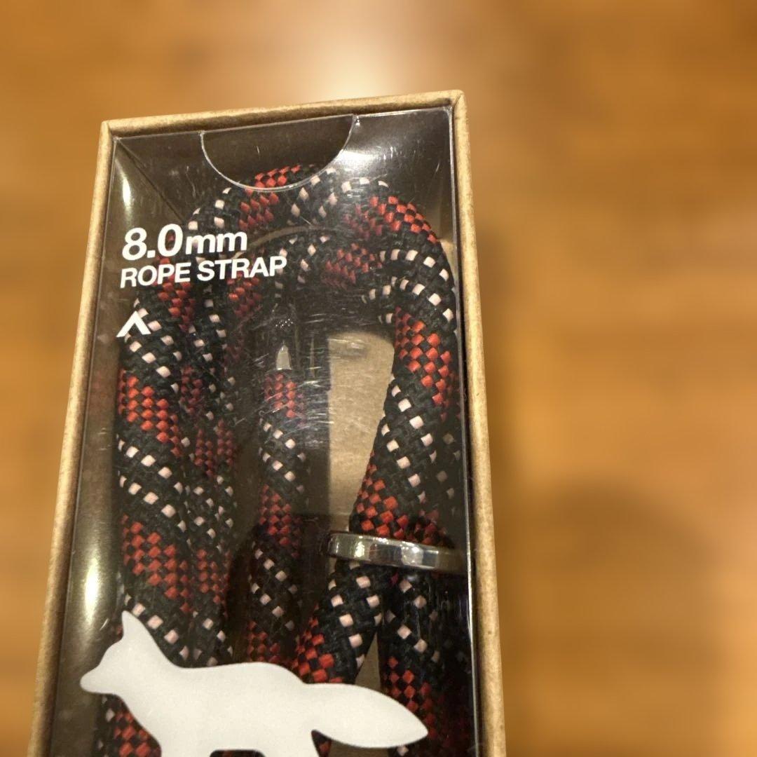 topologie トポロジー メゾンキツネ 8.0mm ロープ ストラップ