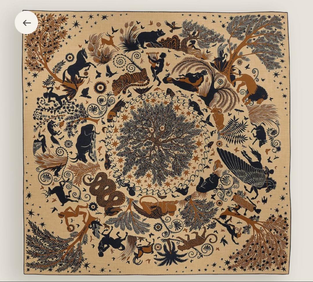 新品　エルメス　カレジェアン　《オルフェウスの魅力に誘われて》140 カシシア