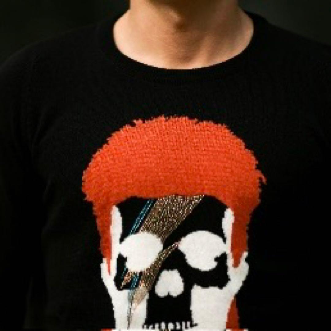 50万 ルシアンペラフィネ マイケルスカル スワロ カシミヤニット S