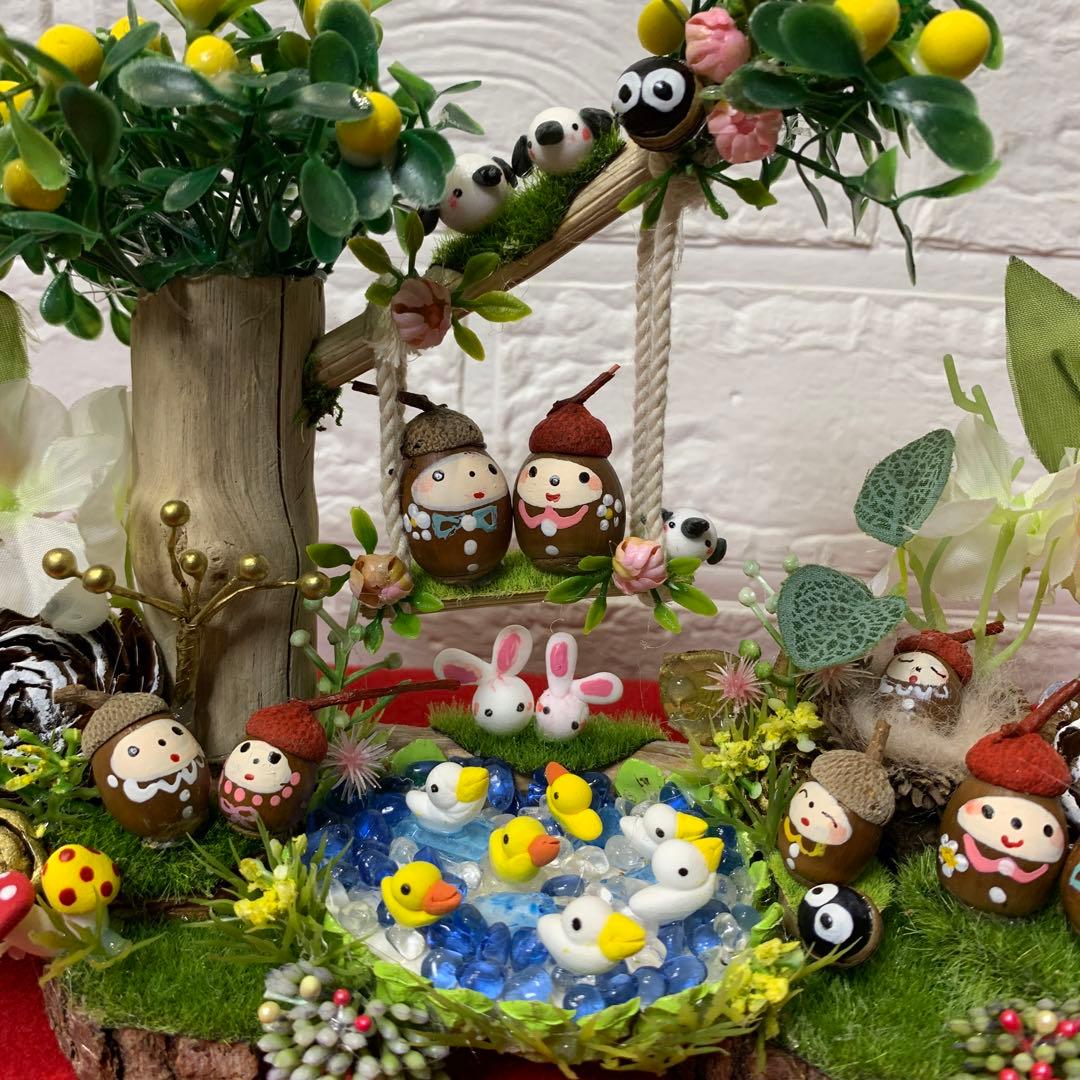 どんぐりアート♡ひなぽんニューフェイス デビューオブジェ♡ - メルカリ