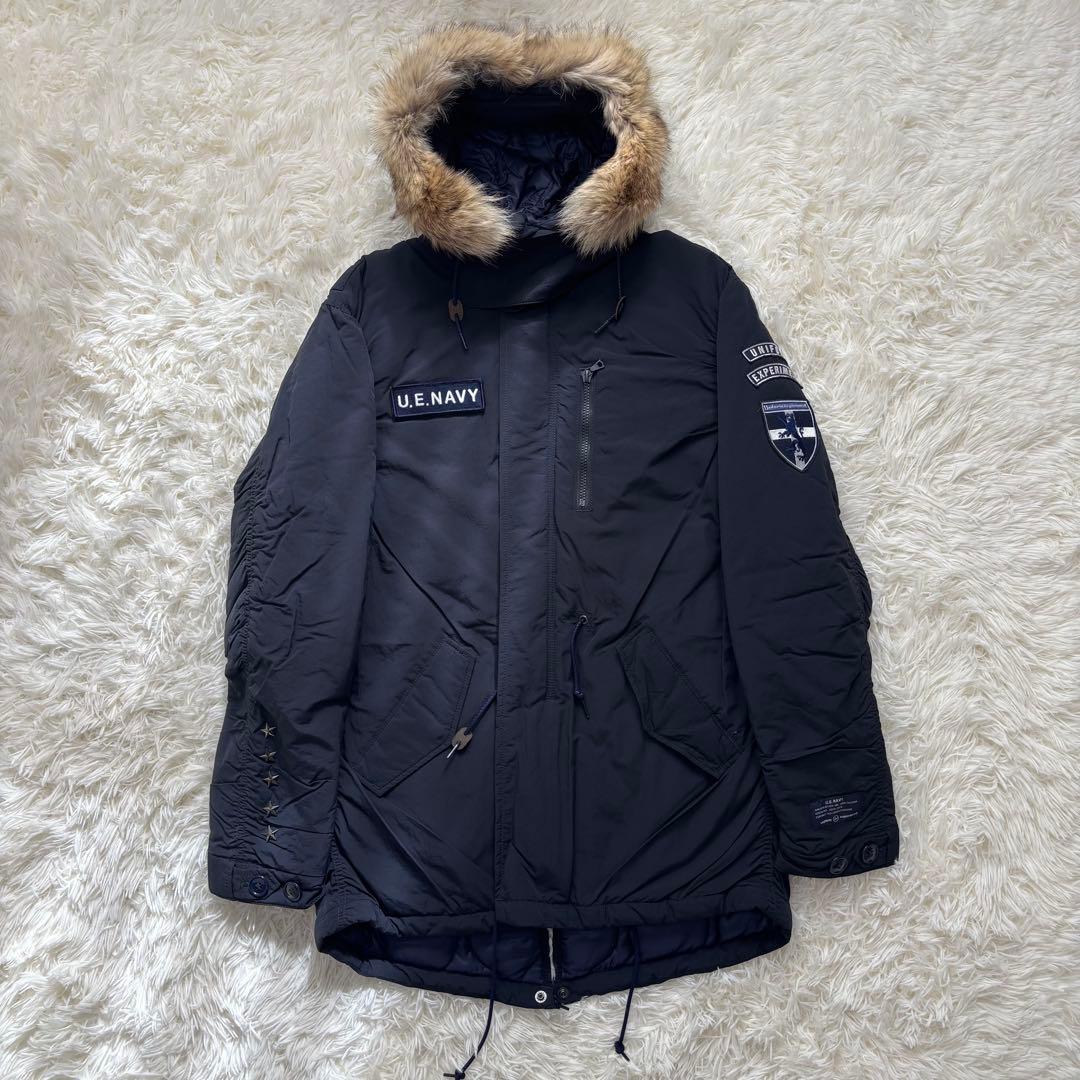 【定価9万】SOPH uniform experimentファー付モッズコート 中古・古着通販】uniform experiment (ユニフォームエクスペリメント