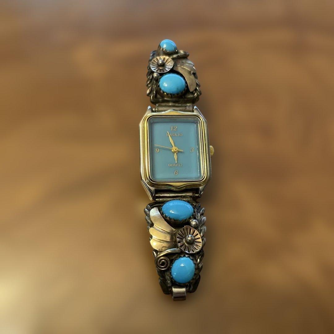 インディアンジュエリー(ナバホ族)の時計 - メルカリ