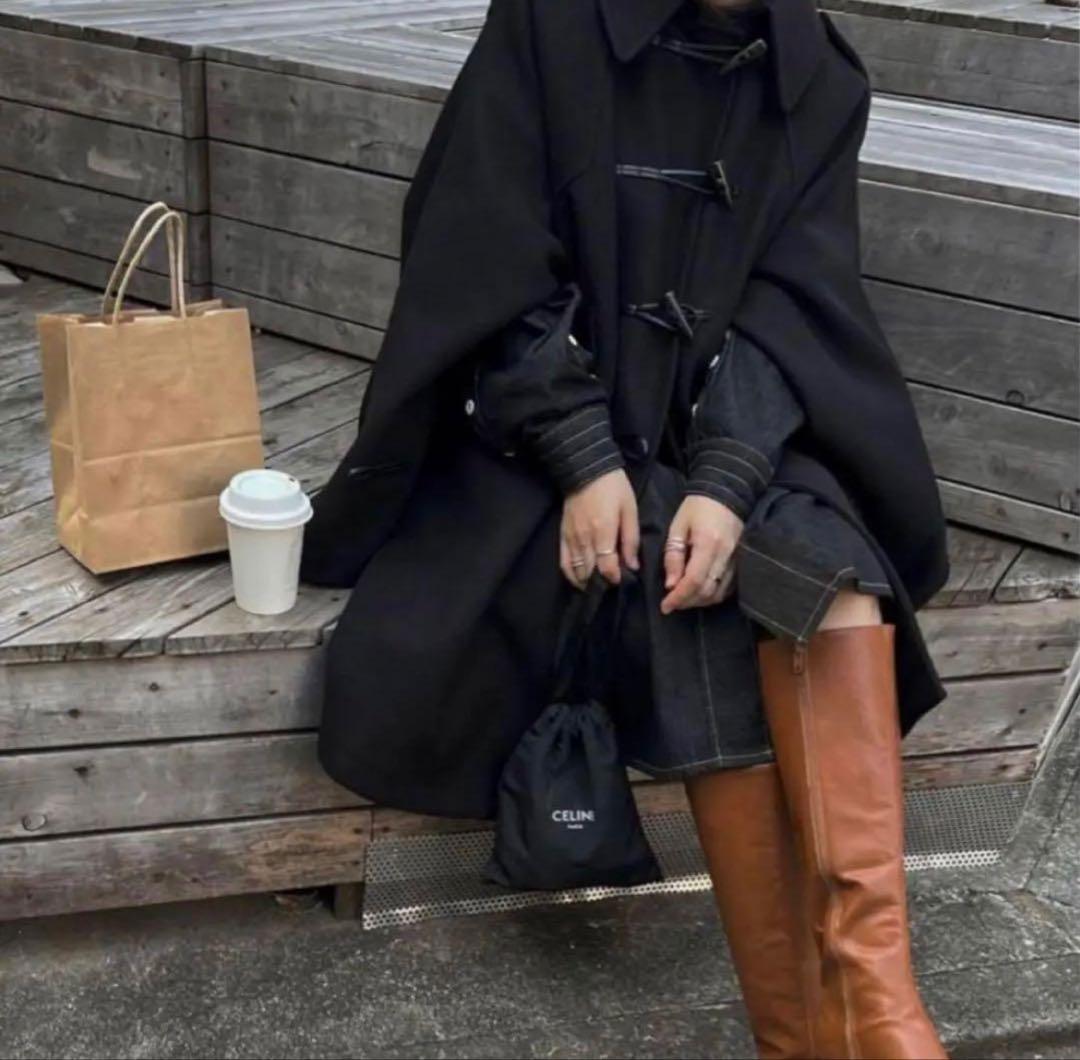 ジャケット・アウター willfully tent toggle midi coat WILLFULLY（ウィルフリー）の「tent toggle jersey melton various