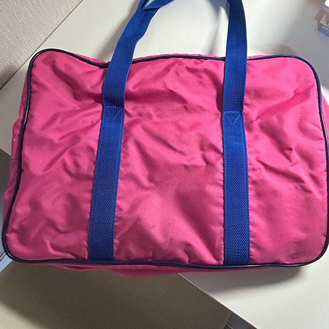 旧ワッペ スクバ ワールドペガサス ピンク スクールバッグ - メルカリ