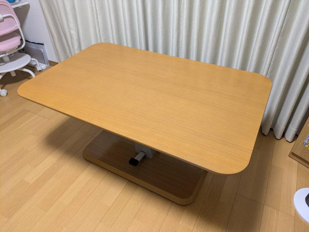 【直接お渡し価格/配送可】昇降式 リビング ダイニング テーブル ニトリ 電動昇降ダイニングテーブル(JT341 135 MBR) | ニトリネット【公式