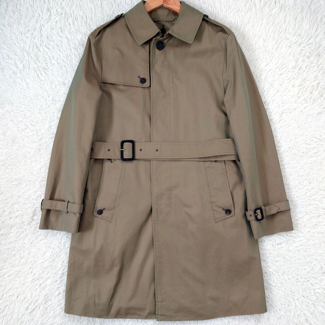 マッキントッシュ シングルトレンチコート 玉虫 コットン ウール
