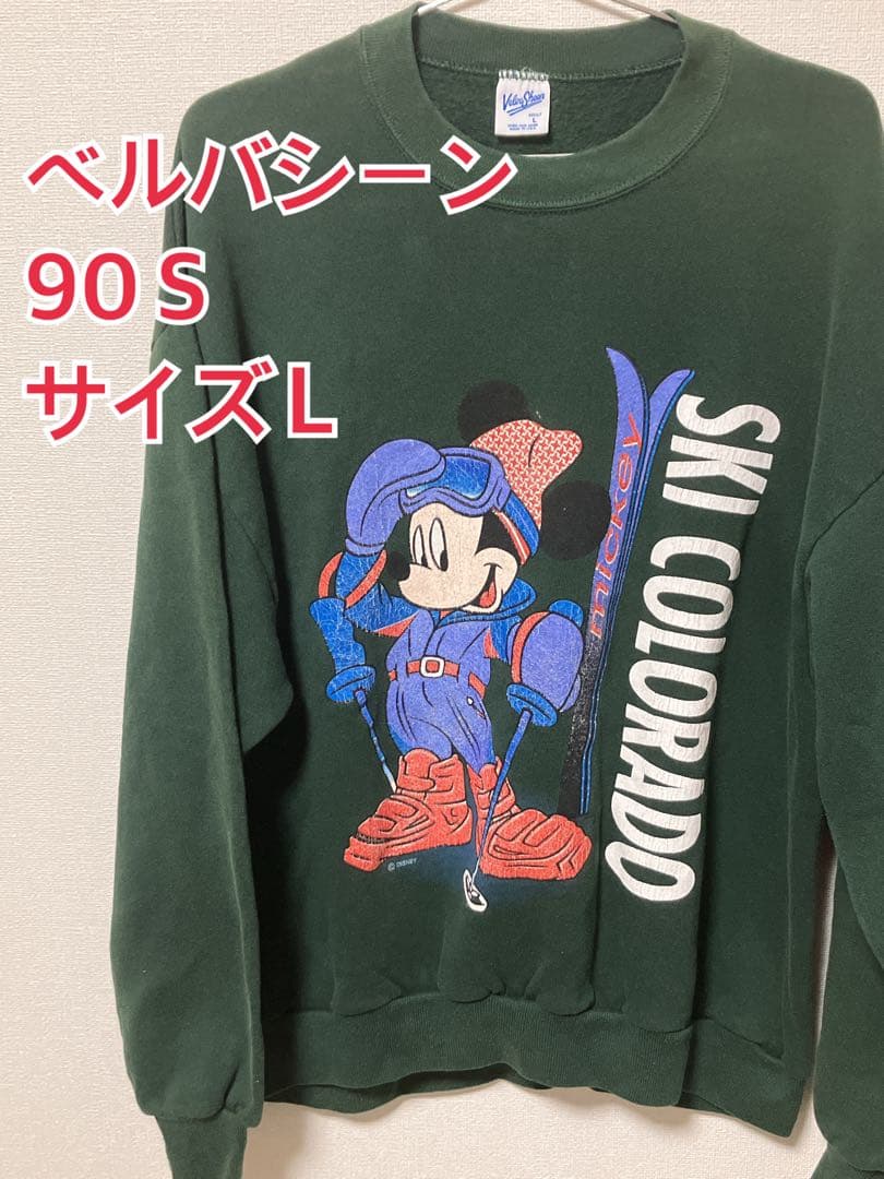 90s Velva Sheen ミッキー スウェット ベルバシーン USA - メルカリ
