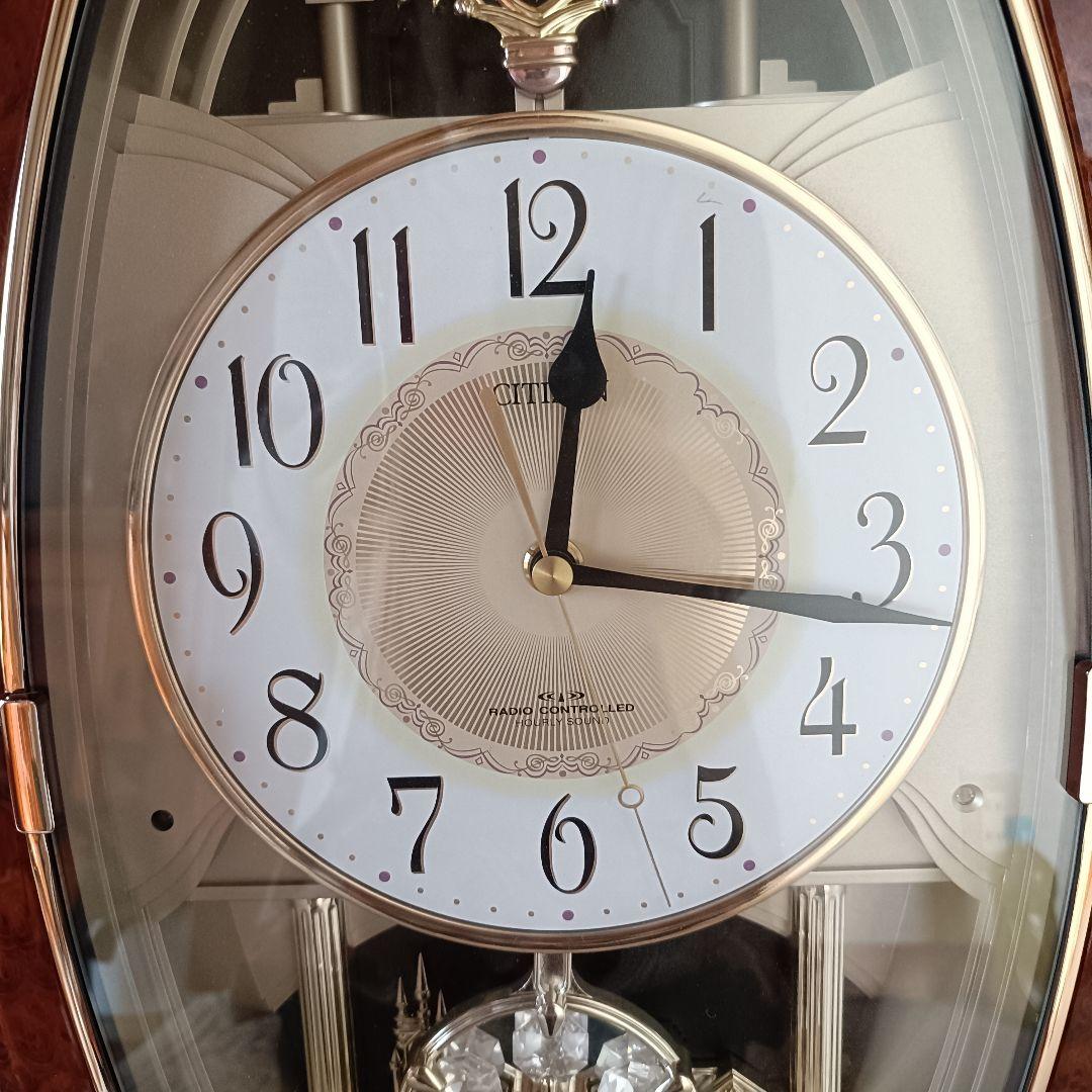 CITIZEN シチズン 壁掛け電波時計 パルミューズカラット メロディ