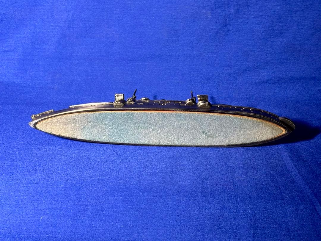 極美 絶版希少品 三笠保存會 戦艦三笠 文鎮 置物 模型 日本海軍 軍艦