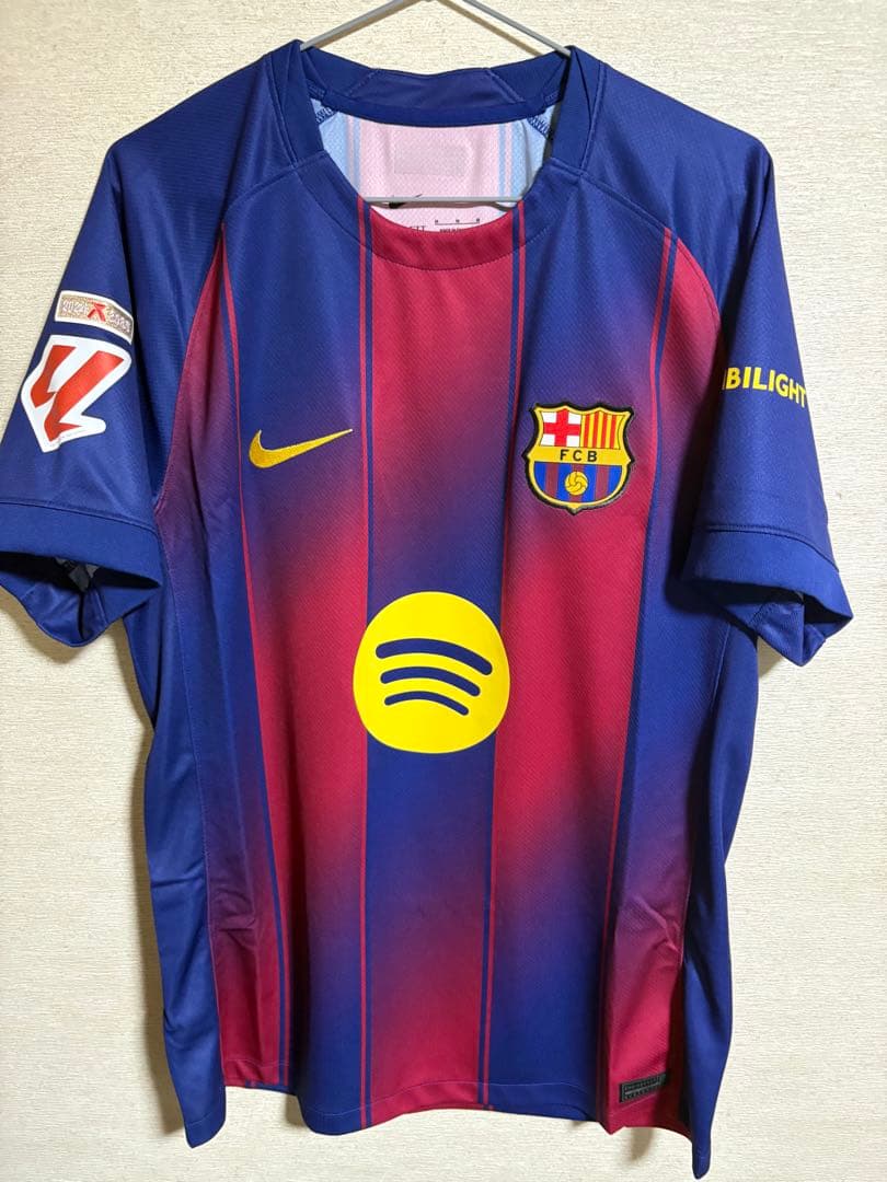 バルセロナ25/26ホーム　ペドリ　レプリカ インポートM FCバルセロナ 25-26 ホーム 長袖 ユニフォーム No.8 ペドリ + ラ