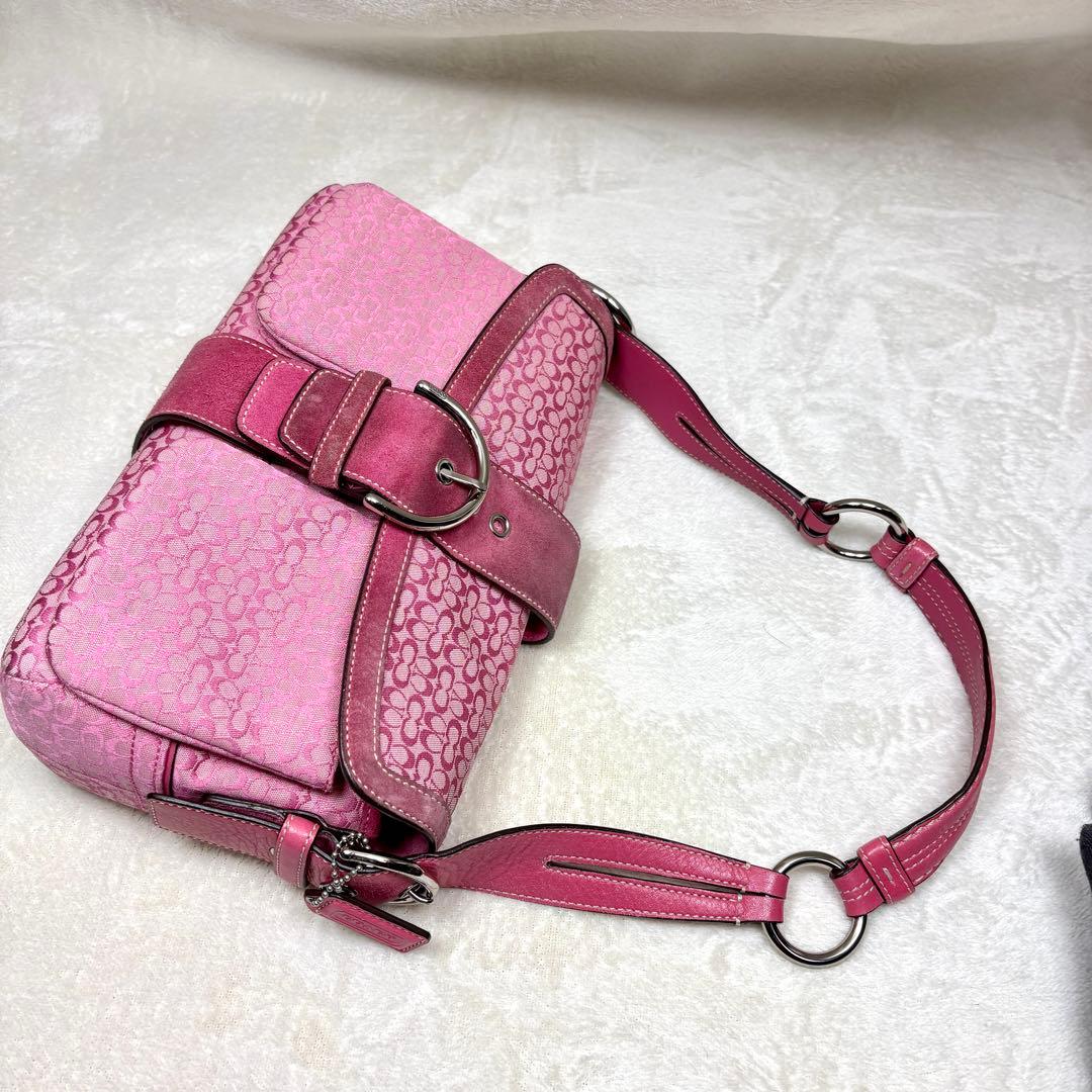 Coach Soho Shoulder Bag Pink - Etsy Coach One Shoulder Handbag