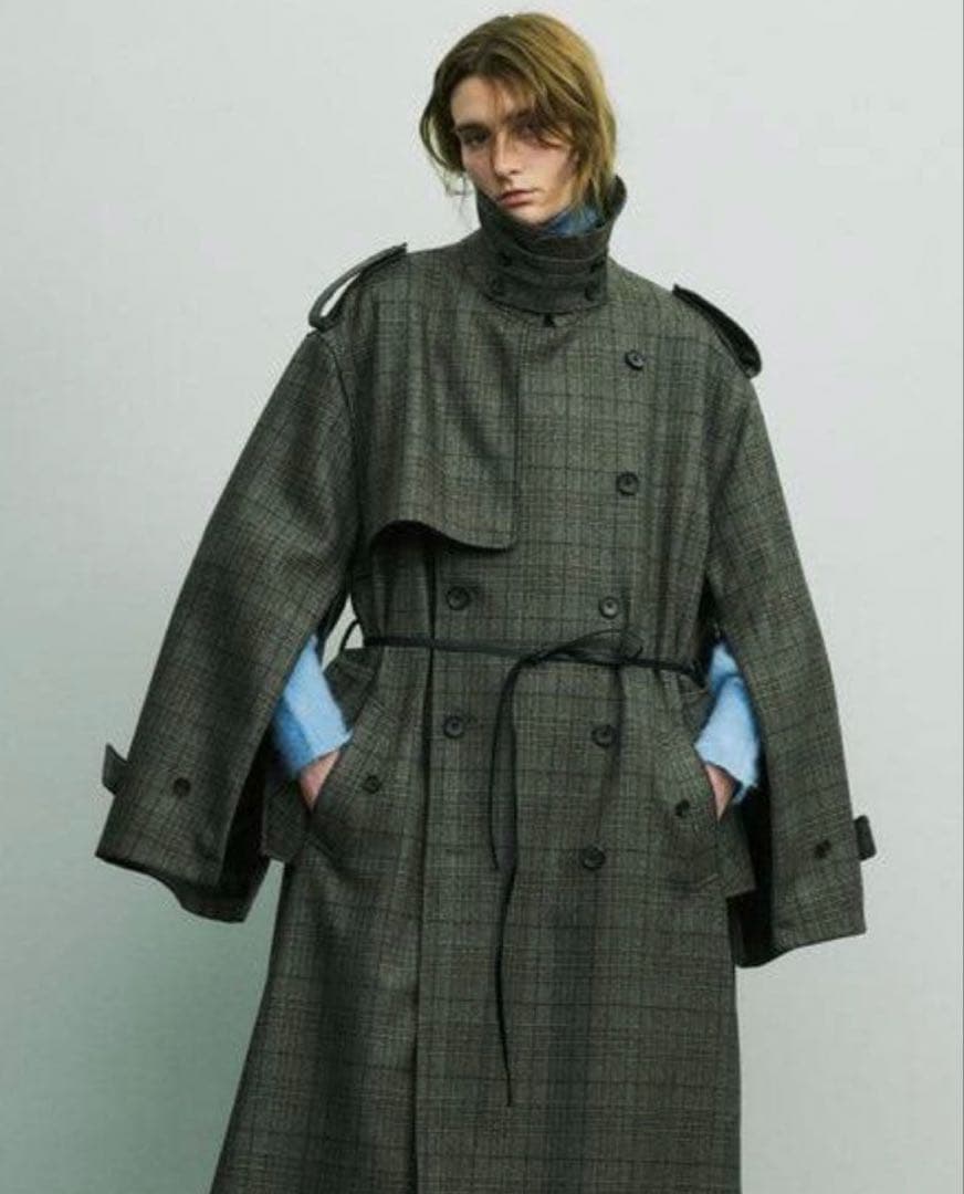 葵（プロフ必読)stein Oversized Trench Coat SSSTEIN 