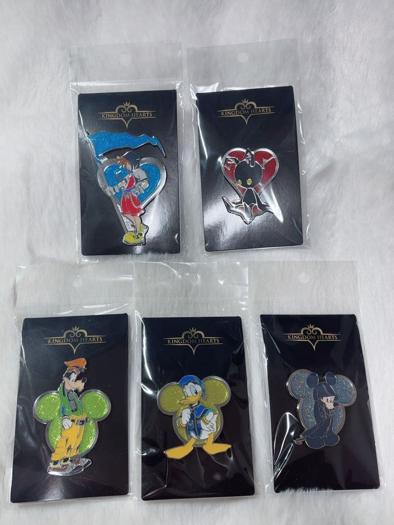 キングダムハーツ ピンズ コンプリート ロフト 5種類 キングダムハーツ ロフト ピンズ 全5種類セット ソラ シャドウ
