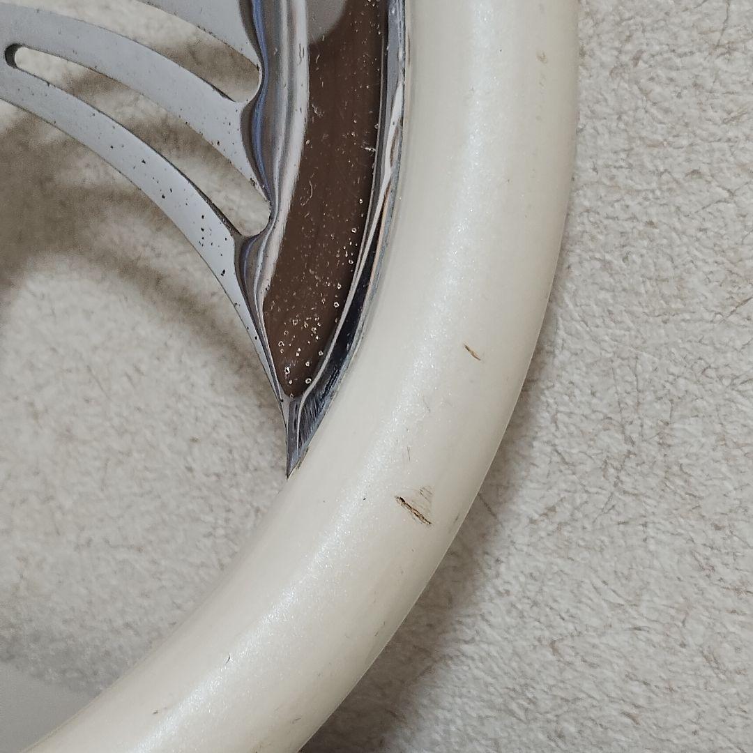 ビレット ステアリング ハンドル】ホワイト - メルカリ