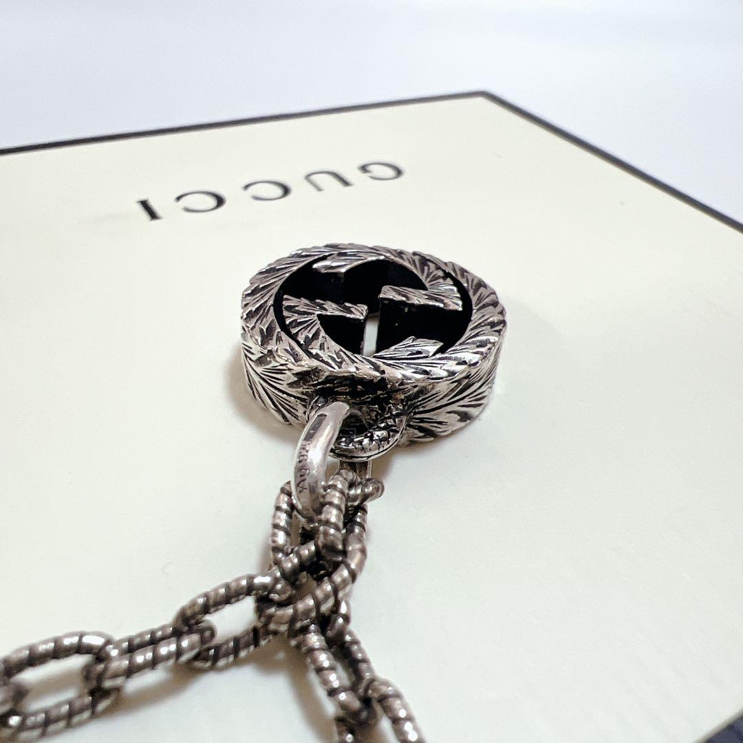 《一級品✨極美品》GUCCI ネックレス インターロッキング アラベスク ラージ