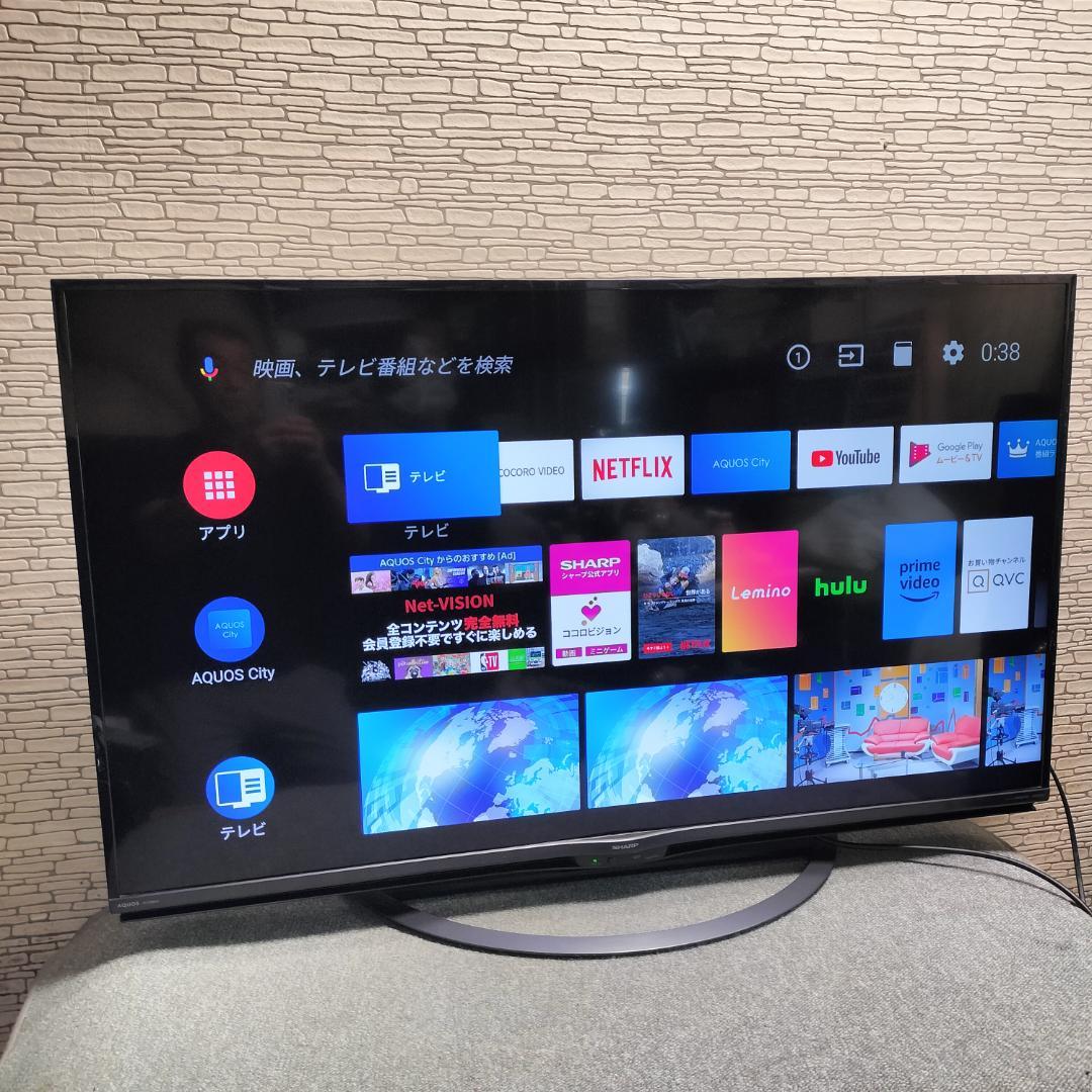 SHARP AQUOS 50インチ 液晶テレビ 4T-C50AJ1 - メルカリ