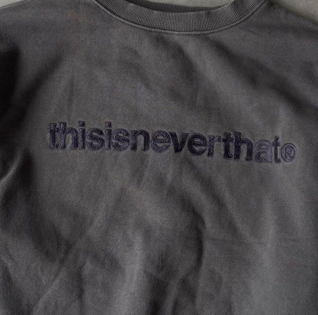 thisisneverthat 刺繍ロゴ スウェット Lサイズ - メルカリ