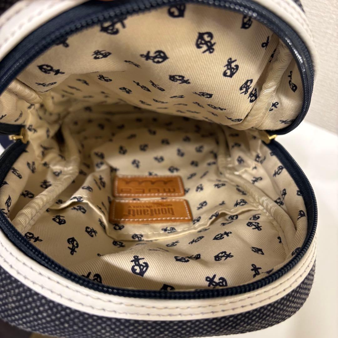 muta MARINE × bonfanti ボディバッグ キャンパス ネイビー - メルカリ