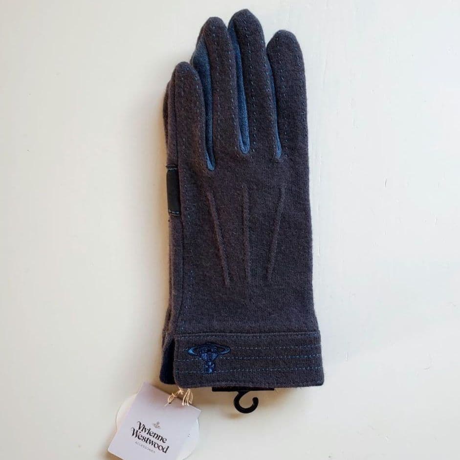 Vivienne Westwood メンズ手袋 毛100%タッチパネル対応 - メルカリ