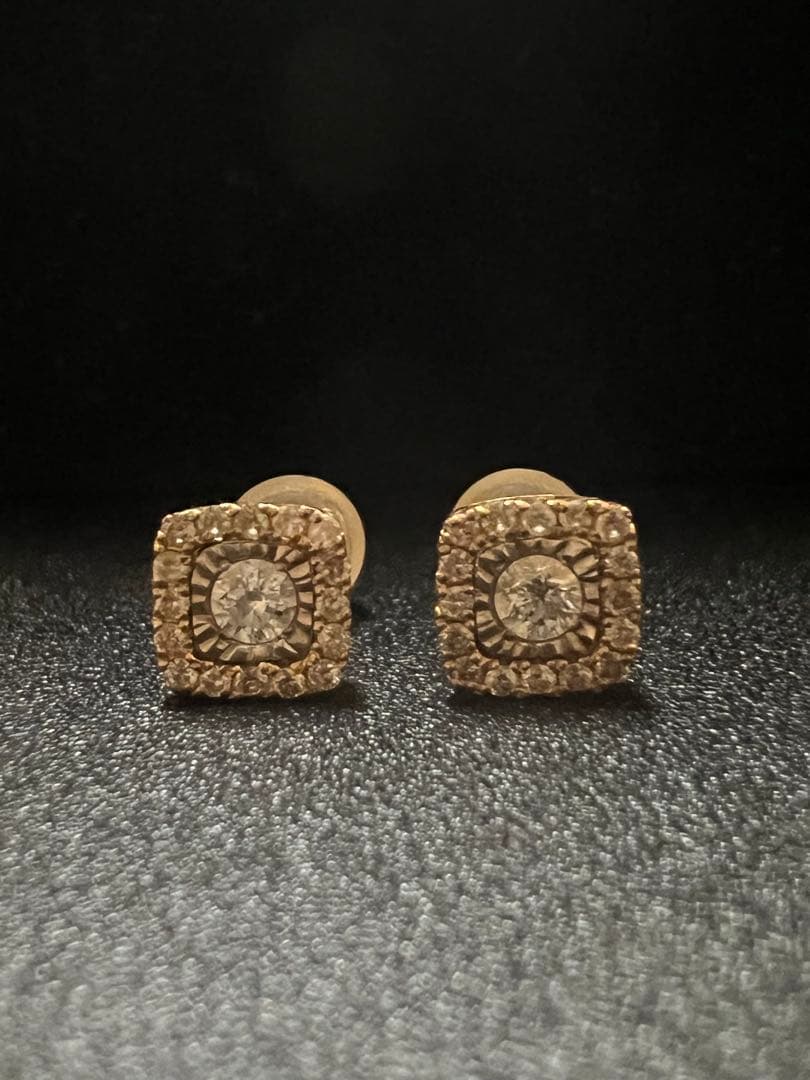 k18 ダイヤモンド　ピアス 楽天市場】ダイヤモンド ピアス ハーフエタニティ K18 1.0カラット