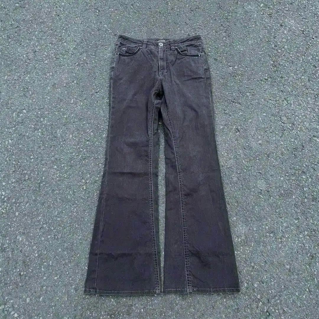 00s archive flare denim y2k opium punk 黒 - メルカリ