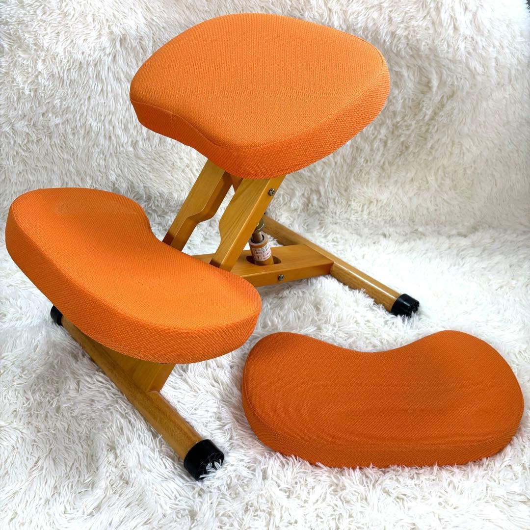 宮武製作所 プロポーションチェア バランスチェア オレンジ - メルカリ