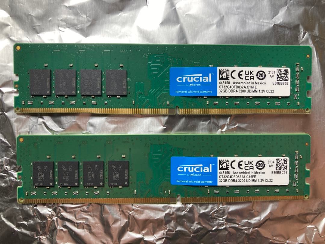 crucial 64GB DDR4-3200 PCメモリ Amazon | Crucial ノートPC用増設メモリ 64GB (32GBx2枚) DDR4 3200MT