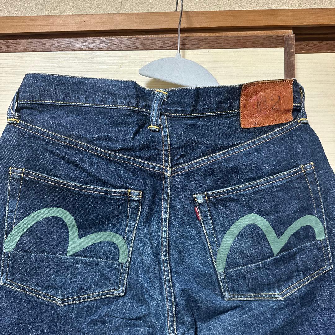 EVISUデニムエヴィス ジーンズNO2グリーンカモメ2001 33/35 - メルカリ