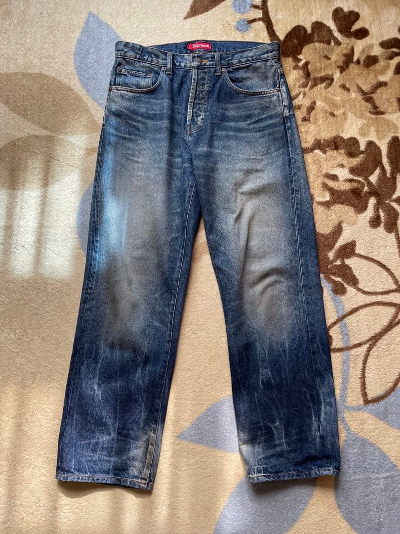 supreme 初期 Distressed Loose Fit Selvedge supreme Distressed Loose Fit Selvedge - メルカリ