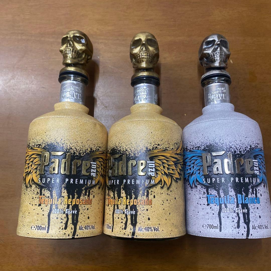Padre Azul テキーラ 700ml 3本セット空瓶ディスプレー用 - メルカリ