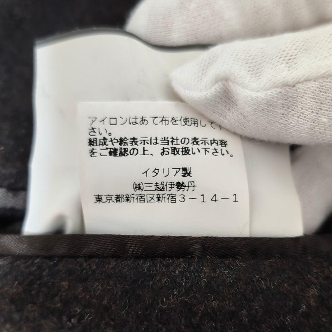 極美品 L.B.M.1911 × 三越伊勢丹 イタリア製 チェスターコート M