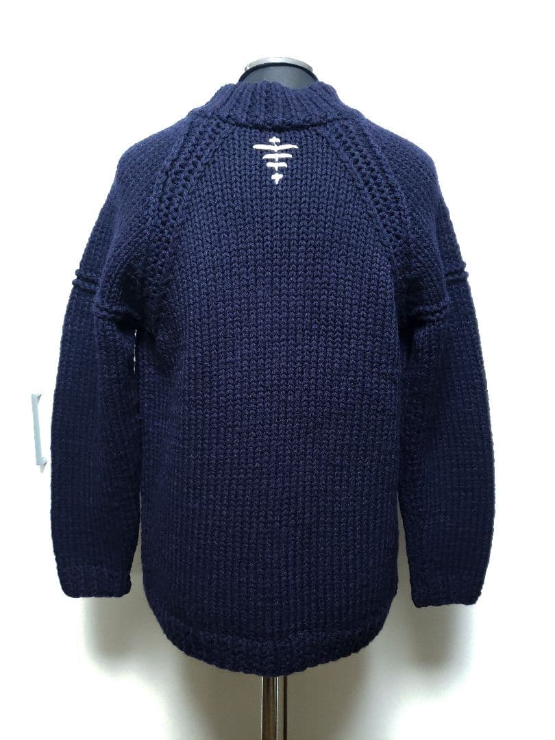 美品 シギ SIGI ローゲージ ニット カーディガン ベルギー アントワープ knit-02289 シャギー ニット カーディガン グレー ブラック | L a v i s