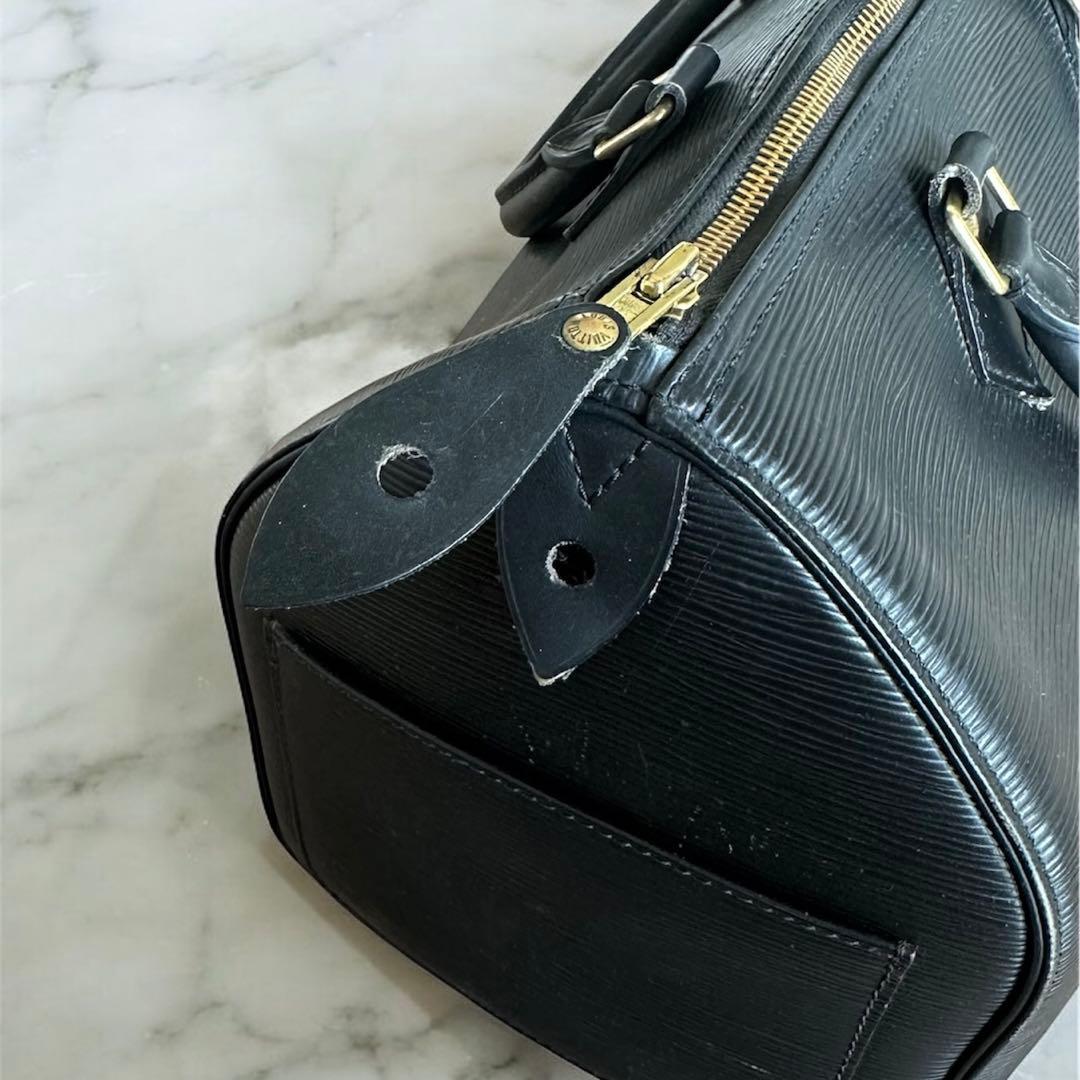 ルイヴィトン スピーディ 30 エピレザー ボストンバッグ ブラック