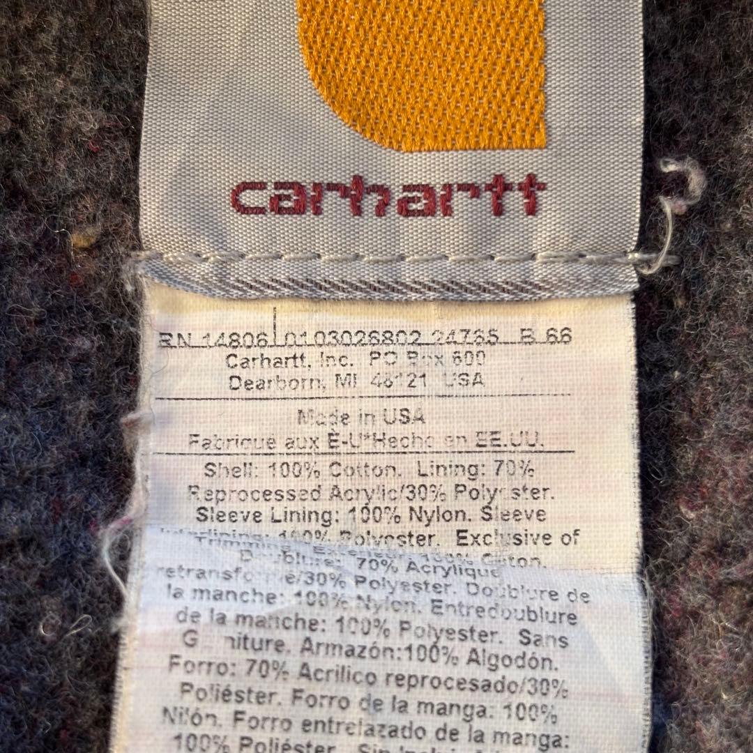 BORO】カーハート チョアコート USA製 フェード ダメージ ビンテージ
