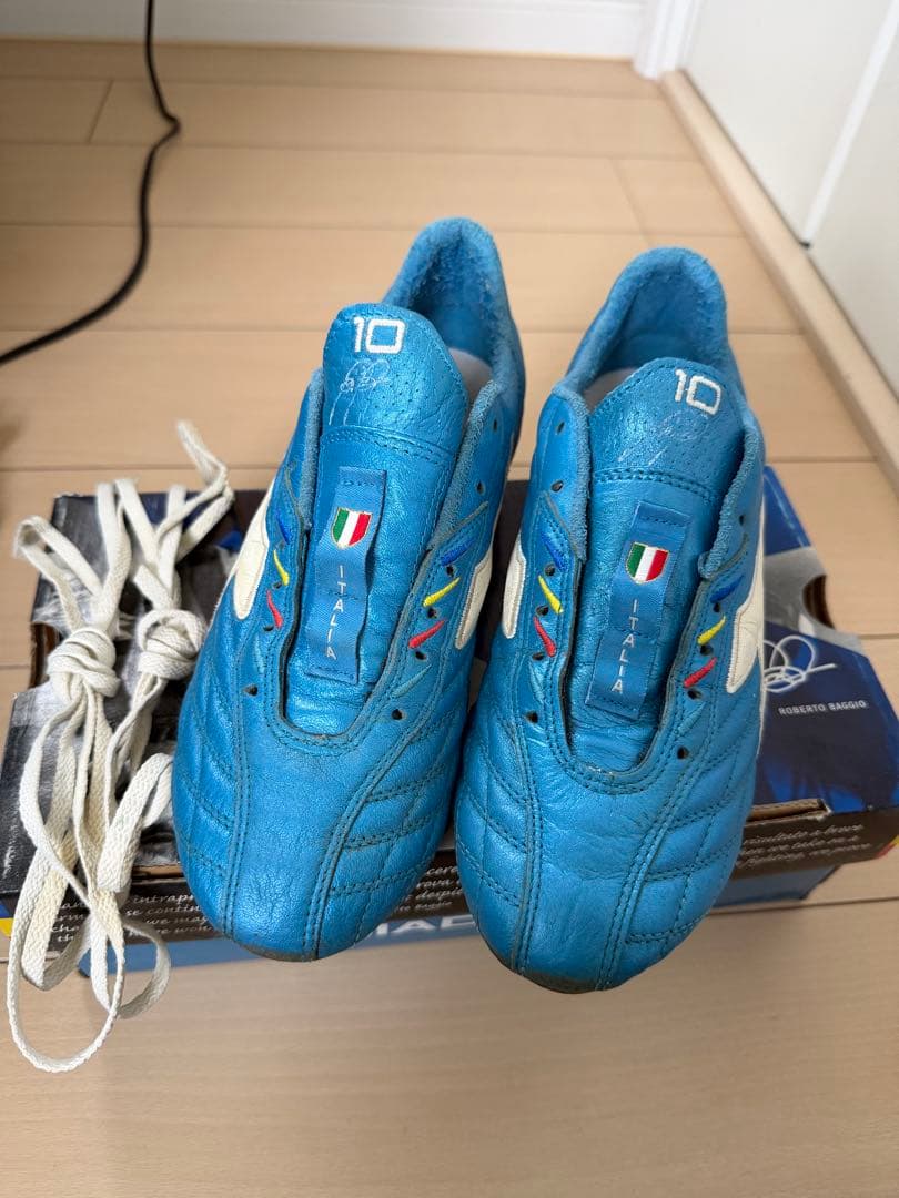 限定 ロベルト・バッジョ 引退試合着用モデル 26.0 スパイク DIADORA