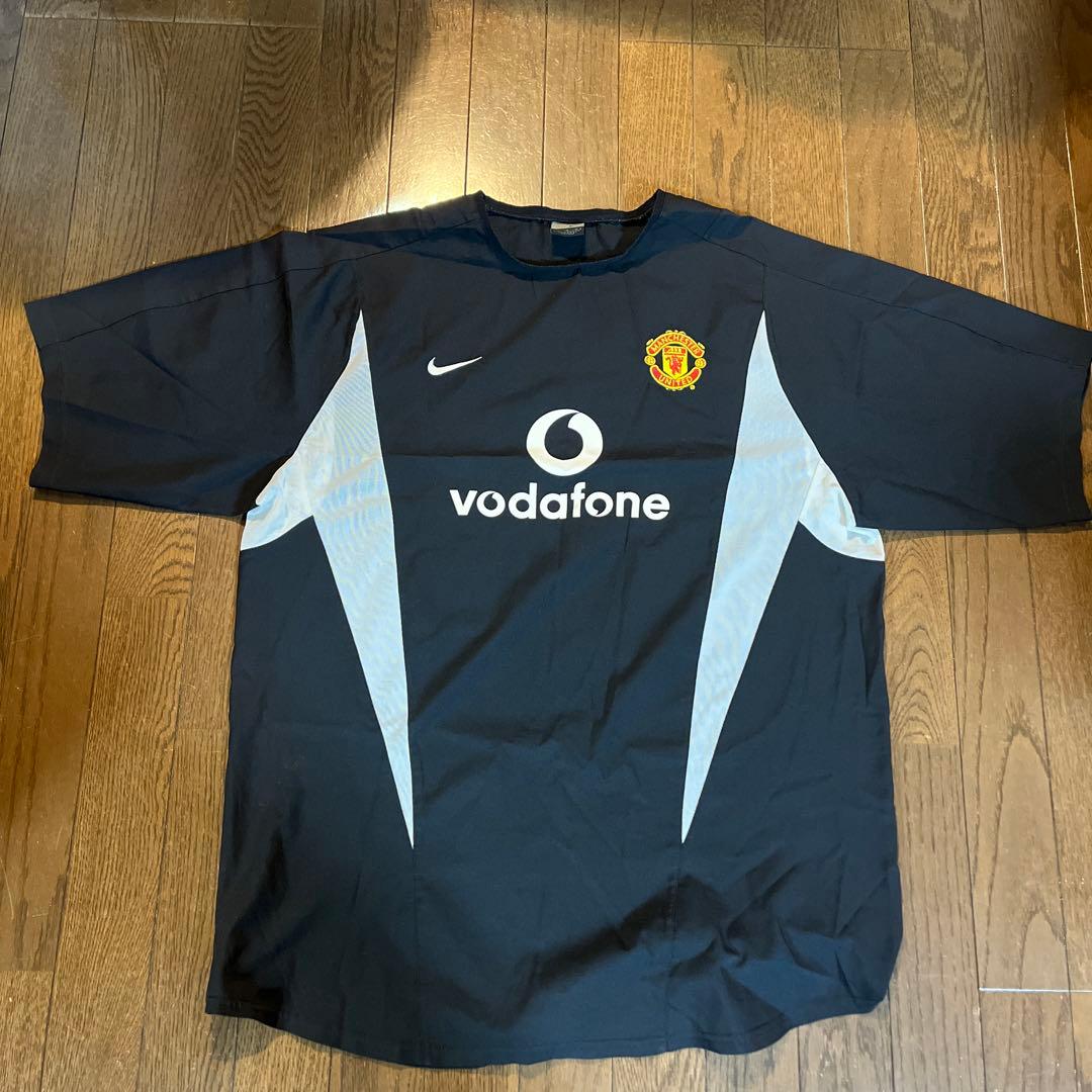 マンチェスターユナイテッド ボーダフォン 黒のユニフォーム NIKE製