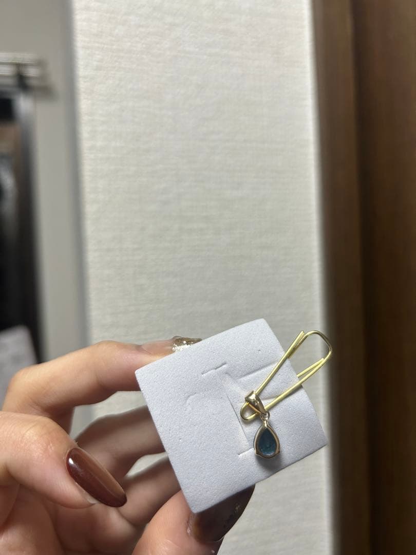 K18 ロンドンブルートパーズ ペンダントトップ 1.20ct 新品未使用タグ付