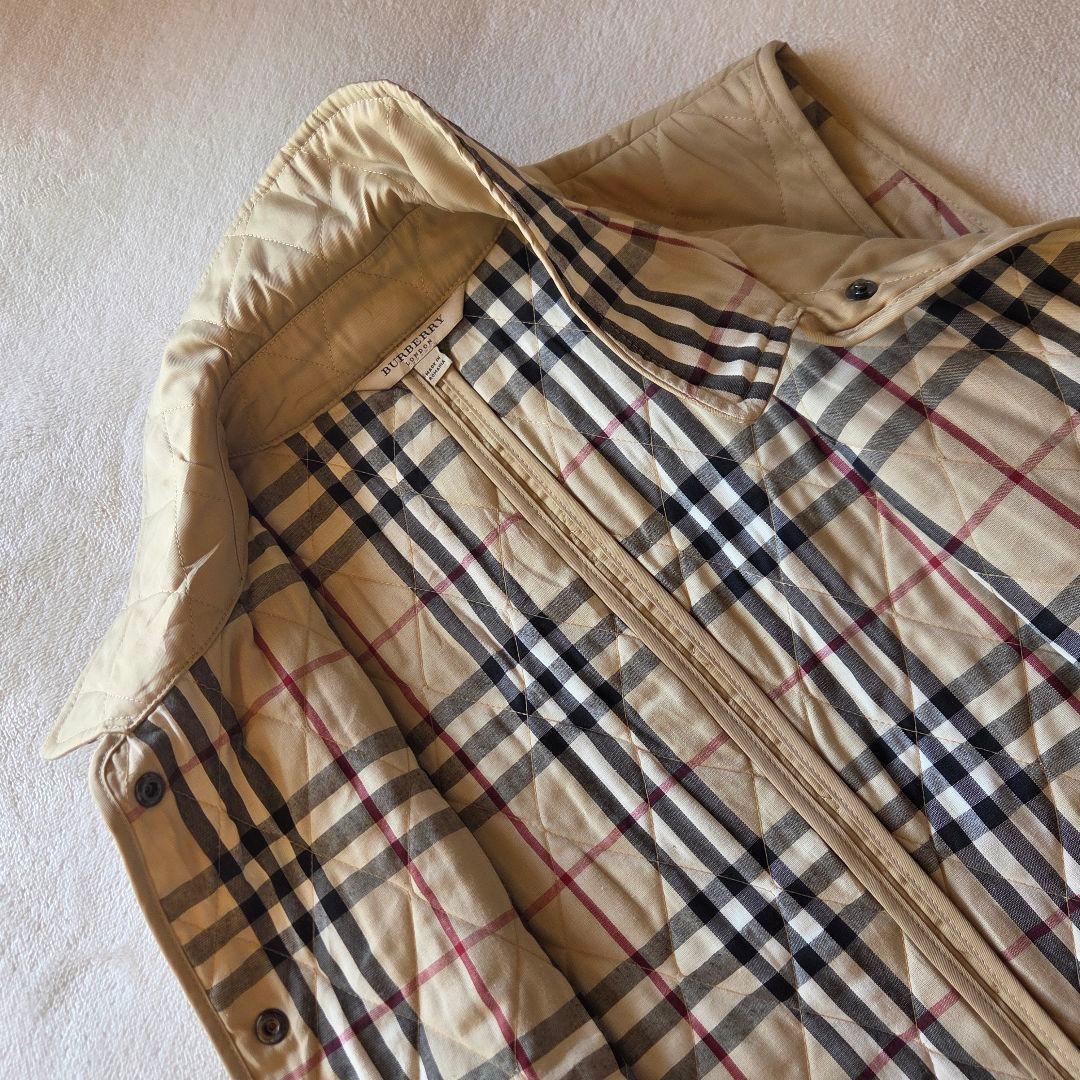 バーバリー 裏ノバチェック キルティングベスト L - メルカリ