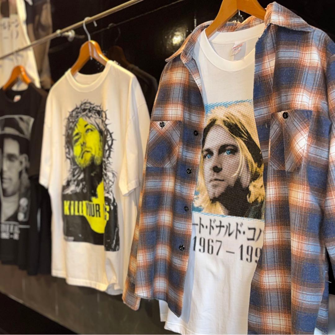 カートコバーン 着同 sears オンブレチェック ネルシャツ 色違