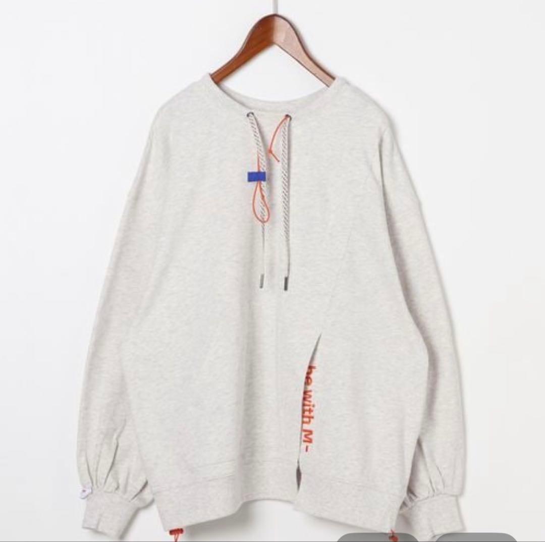 ニコアンドbewithMMisayo2WAY オシャプルオーバーライトグレー新品