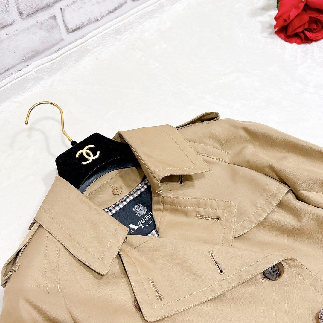 新品同様✨ アクアスキュータム トレンチコート ライナー 6 ベージュ