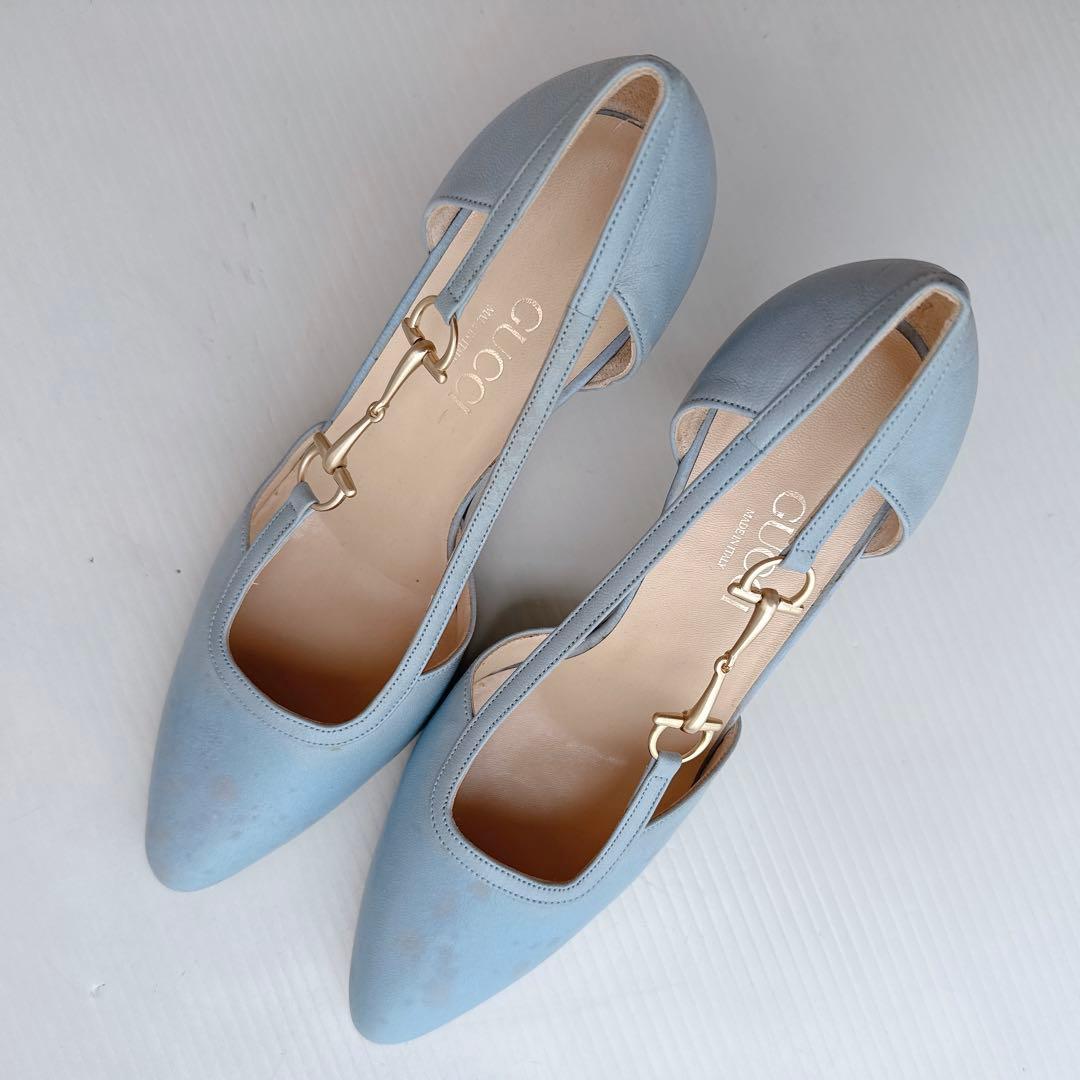 GUCCI グッチ ホースビット ストラップ ハイヒール パンプス 未使用訳