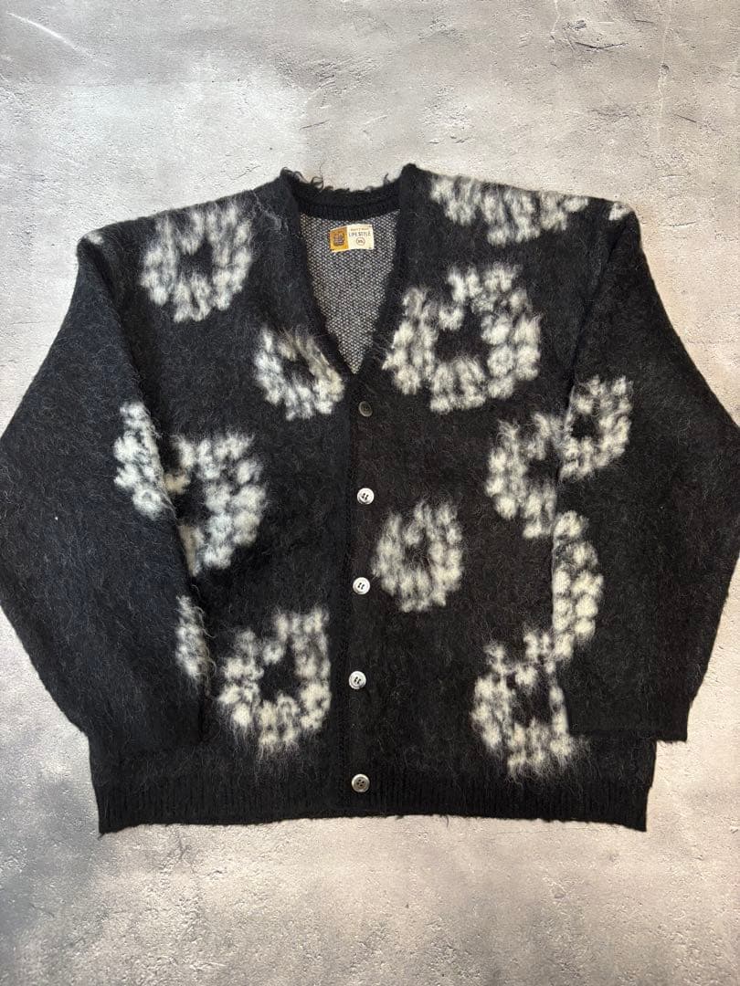 セントマイケル 　フラワーデザインモヘアカーディガン セントマイケル SAINT Mxxxxxx DENIM TEARS x SAINT Mxxxxxx COTTON