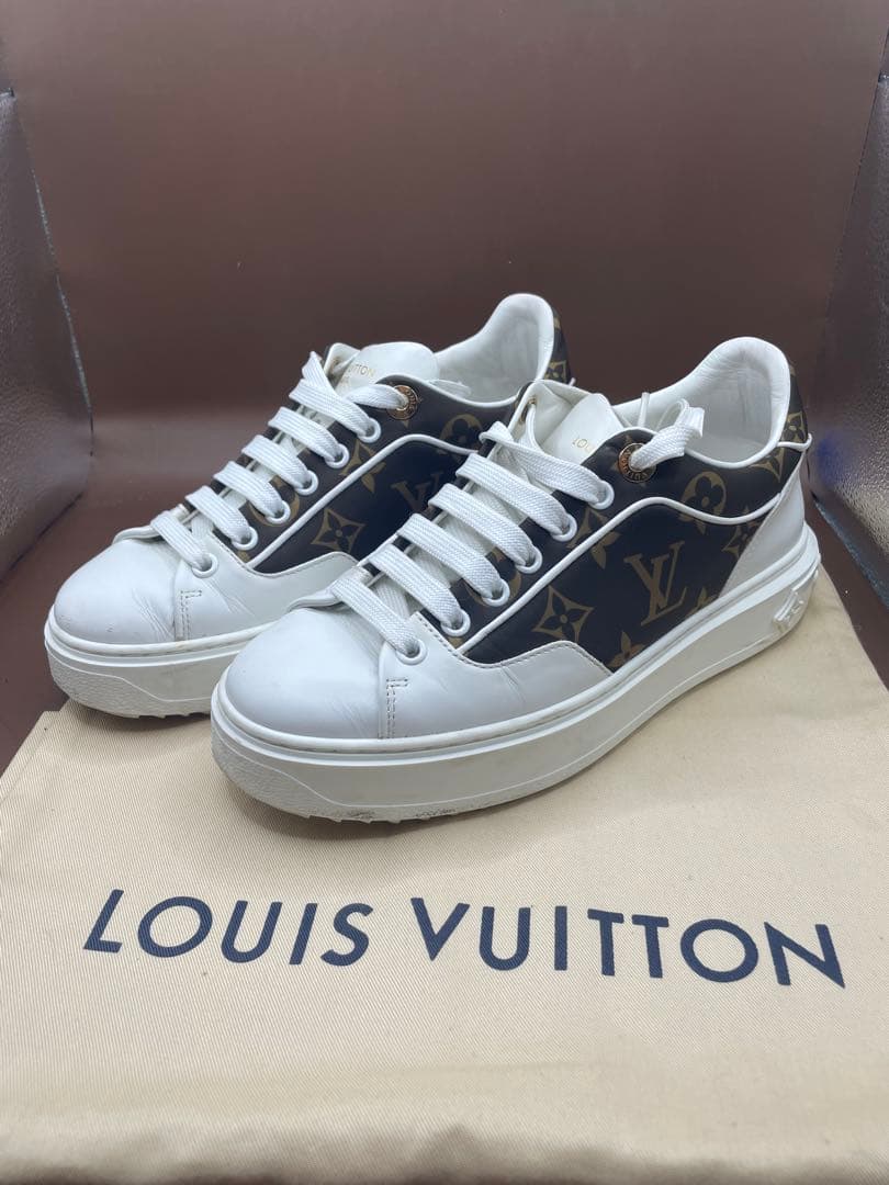 ルイヴィトン タイムアウトラインモノグラムスニーカー 22〜22.5センチ