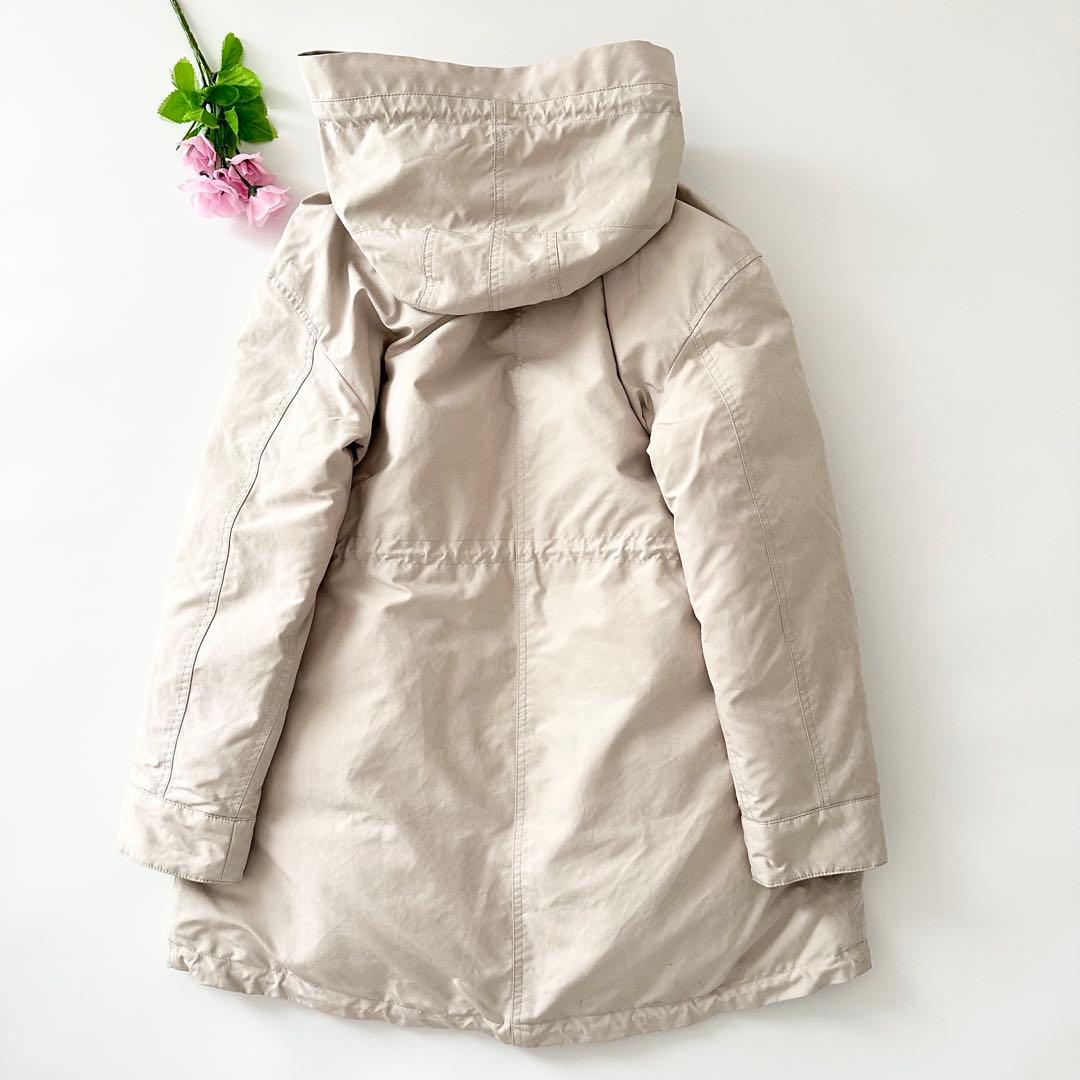 23区 中村アンさん着用 ショート モッズコート ダウン ベージュ 38