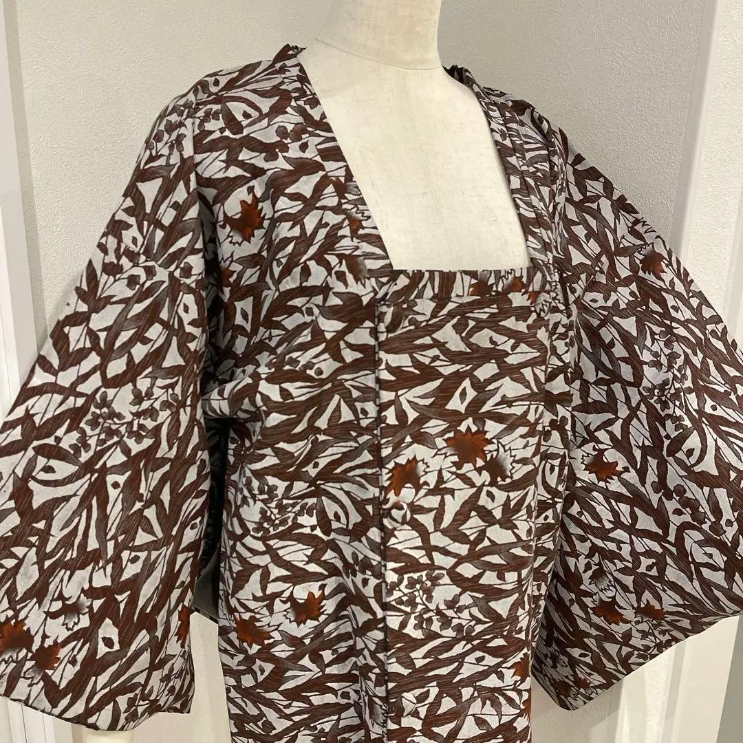 大正ロマン 昭和レトロ アンティーク 羽織り 着物 道行 和洋折衷